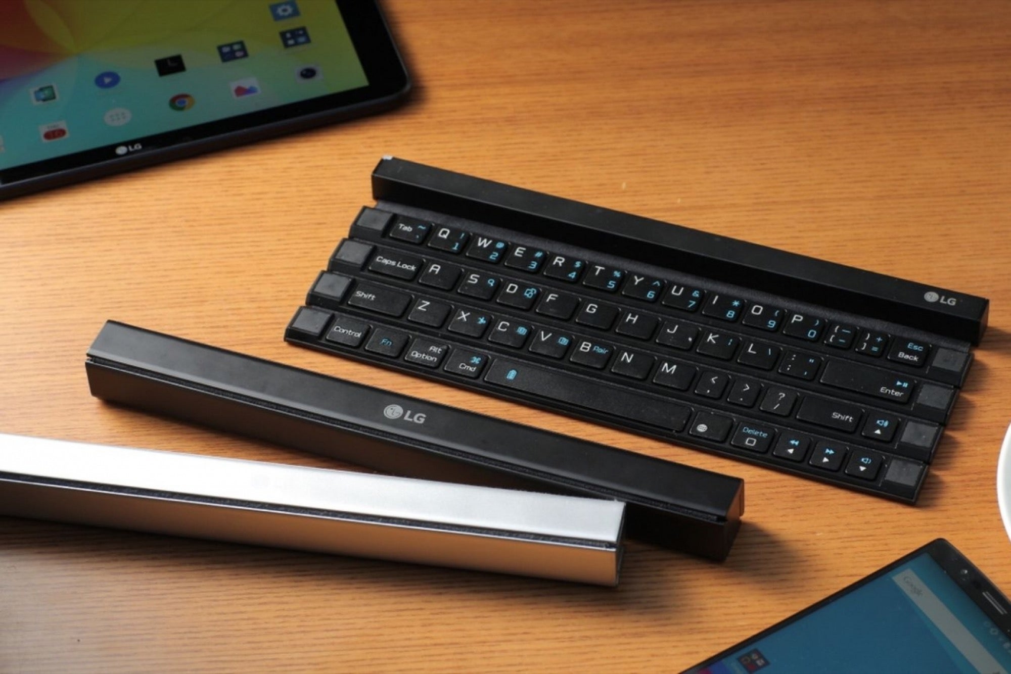 A New Accessory You Can Roll With: The LG Rolly Keyboard