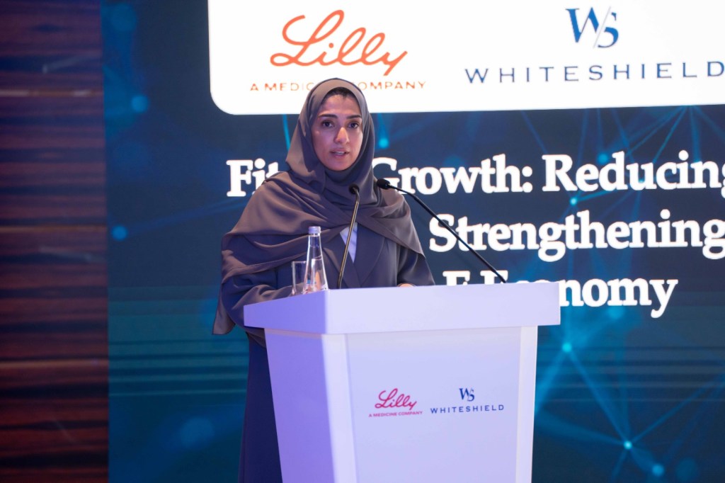 Dr Maria Hanif Al Qassim attends the presentation of Beneath the Surface: The Hidden Socioeconomic Impacts of Weight Loss, a new UAE-focused report by Whiteshield commissioned by Lilly exploring the economic and societal impact of accelerated obesity intervention.