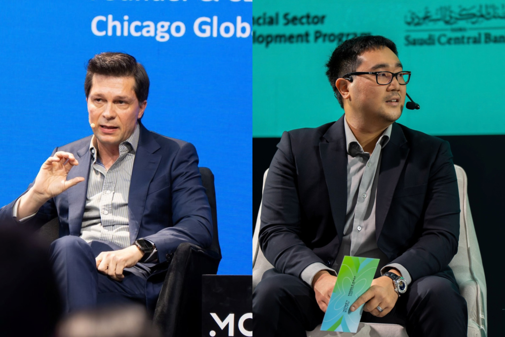 [L-.R]: Ben Charoenwong, Founder and Chief Scientist at Chicago Global; and Ivan Chelebiev, Founder and CEO of Chicago Global
